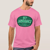 I Love Asphalt Homme T-Shirt - Rose (Devant)
