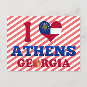I Love Athens, Georgia Briefkaart