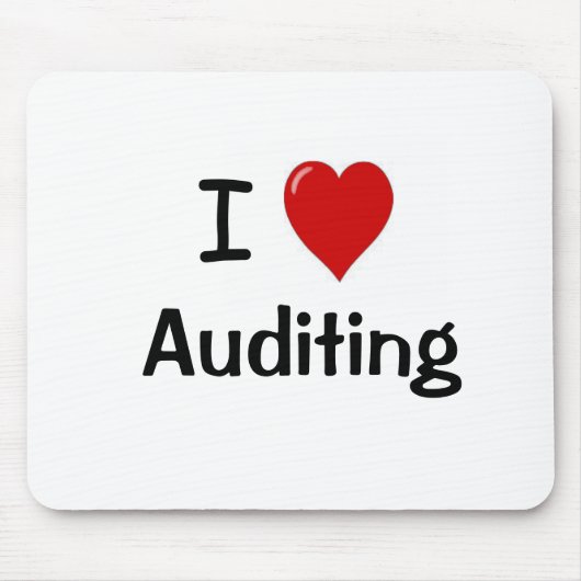 I Love Auditing - I Heart Auditing Muismat (Voorkant)