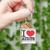 I Love Audits Sleutelhanger (Hand)