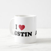 I Love Austin Koffiemok (Voorkant links)