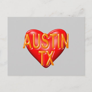 I Love Austin Texas Briefkaart