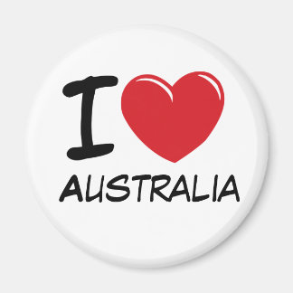 I Love Australia Magneet