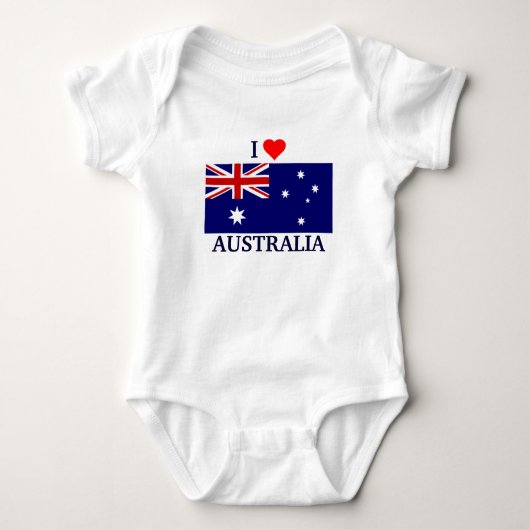 I Love Australia Romper (Voorkant)