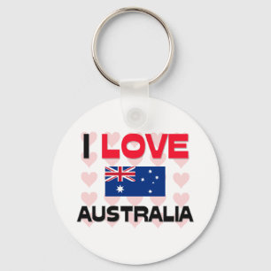 I Love Australia Sleutelhanger