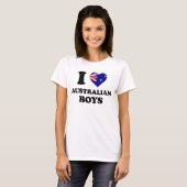 I love Australian Boys T-shirt (Voorkant volledig)