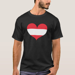 I Love Austria Flag T-shirt
