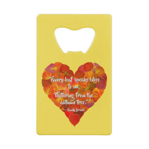 I Love Automne—Rouge Aspen Leaf Heart 1, Citation