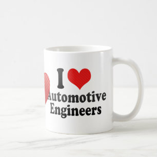 I Love Automotive Engineers Koffiemok