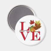 I Love Autumn Magneet (Voorkant / Achterkant)