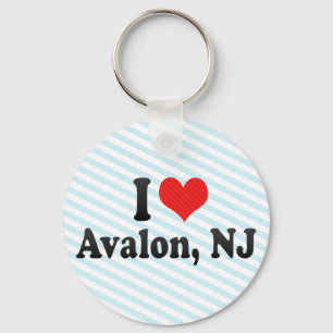 I Love Avalon, NJ Sleutelhanger