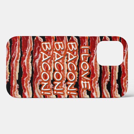 I Love Bacon Bacon Bacon coque iphone (Verso (horizontal))