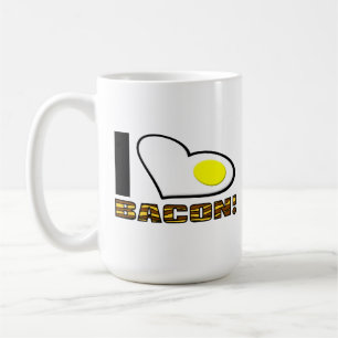 I Love Bacon Funny Mug Koffiemok
