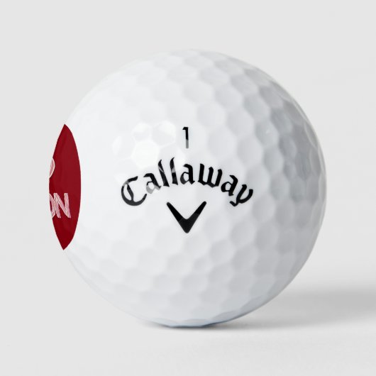 I Love Bacon Golfballen (Logo)