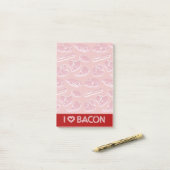 I Love Bacon Post-it® Notes (Op bureau)