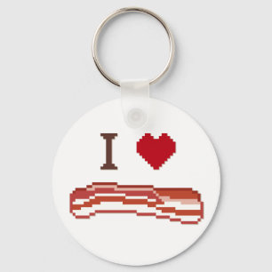 I Love Bacon Sleutelhanger