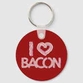 I Love Bacon Sleutelhanger (Voorkant)
