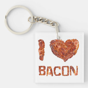 I Love Bacon Sleutelhanger