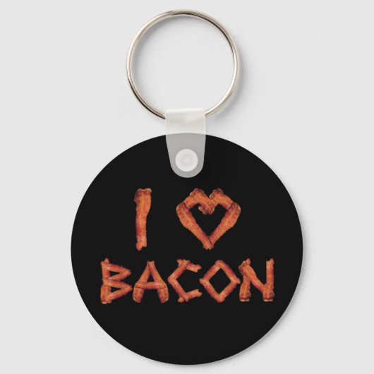 I Love Bacon Sleutelhanger (Voorkant)