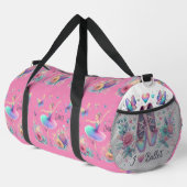 I Love Ballet Ballerina Dance Petit Duffel Sac (Coin droit)
