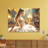I LOVE BALLET - BALLET & DANCE CANVAS AFDRUK (Insitu (Woonkamer))
