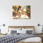 I LOVE BALLET - BALLET & DANCE CANVAS AFDRUK (Insitu (Slaapkamer))