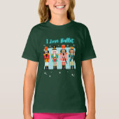I Love Ballet Nutcrackers T-shirt Basic pour enfan (Devant)