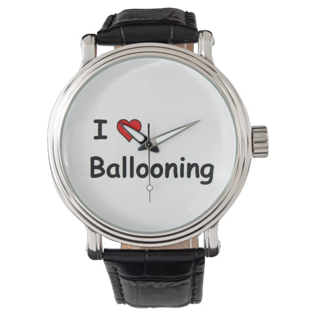 I Love Ballooning Horloge (Voorkant)