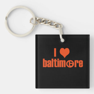 I Love Baltimore Sleutelhanger
