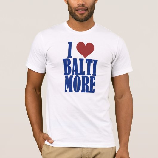 I Love Baltimore T-shirt (Voorkant)