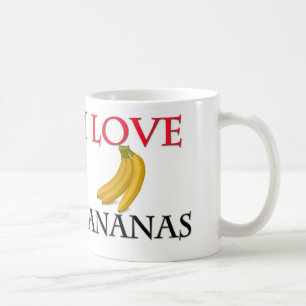 I Love Bananas Koffiemok