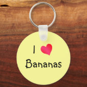 I Love Bananas Sleutelhanger (Voorkant)