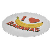 I Love Bananas Snijplank (Hoek)