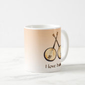 I Love Banjos Instruments de musique Mug (Devant droit)
