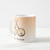 I Love Banjos Instruments de musique Mug (Devant gauche)