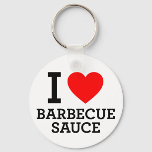 I Love Barbecue Sauce Sleutelhanger