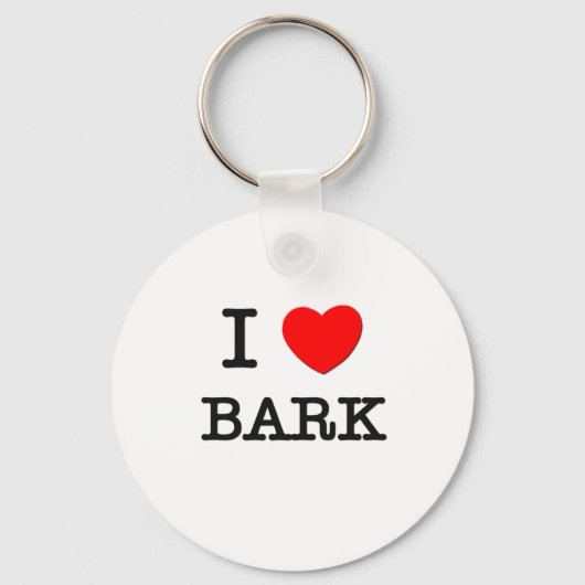 I Love Bark Sleutelhanger (Voorkant)