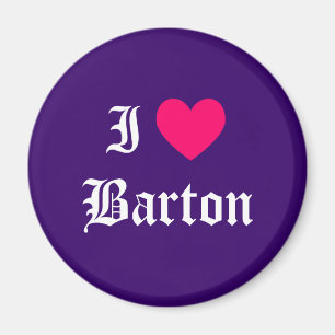 I Love Barton Magneet
