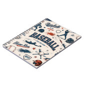 I Love Baseball Notebook & Journal | Baseball Dad (Côté gauche)