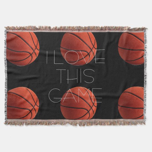 I Love Basketball Close Deken (Voorkant)