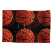 I Love Basketball Close Kussensloop (Achterkant)