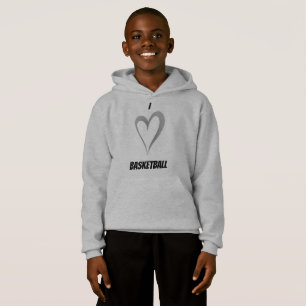 I Love Basketball - Enfants Sweat - shirt à capuch