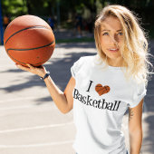 I Love Basketball Women's T-shirt