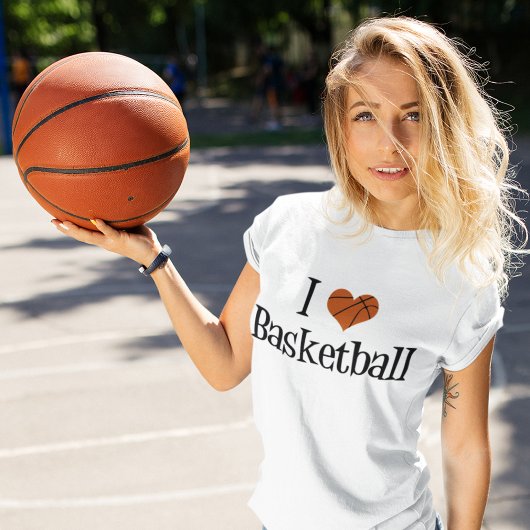 I Love Basketball Women's T-shirt