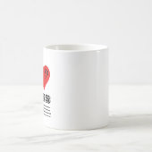 I Love Bass Coffee Mug (Centre)