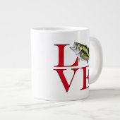 I Love Bass Extra Grote Beker (Voorkant rechts)