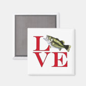 I Love Bass Magneet (Voorkant / Achterkant)