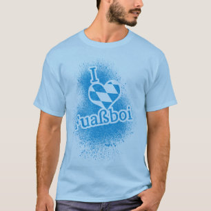 I Love Bavarian Football Football T-Shirt