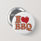 I Love BBQ Ronde Button 5,7 Cm (Voorkant /achterkant)
