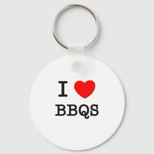 I Love Bbqs Sleutelhanger